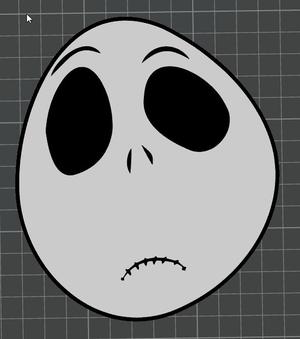 Jack Skellington face #4 - AMS READY