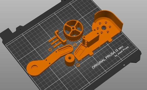 KB knife sharpener using 625 bearing and 5mm dowel pin