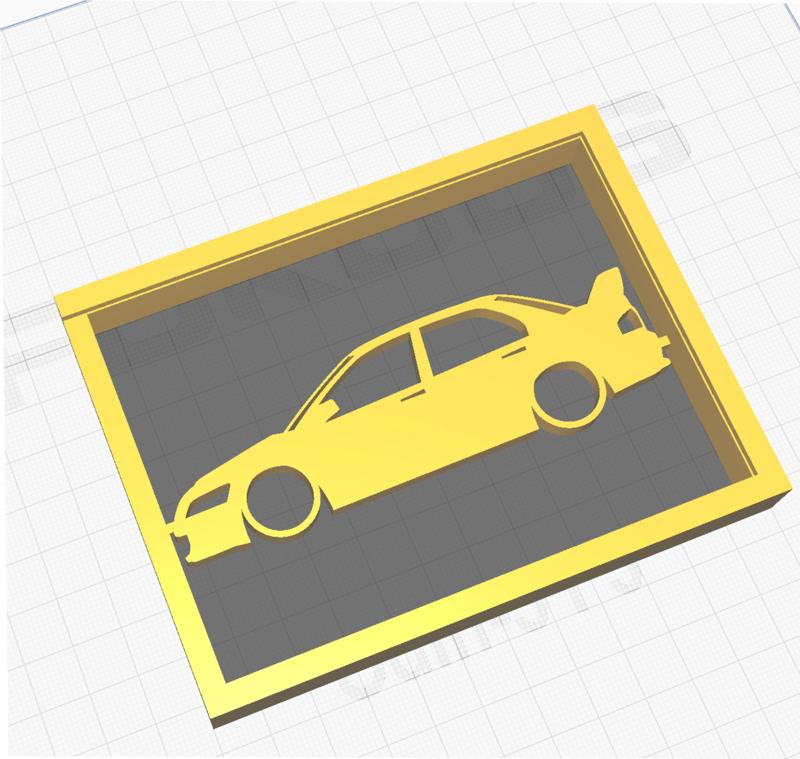 Evo 8 Framed Silhouette