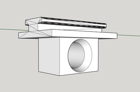 Ender 3 Top frame filament guide