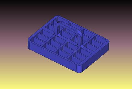Beer crate insert for LR44 and similar