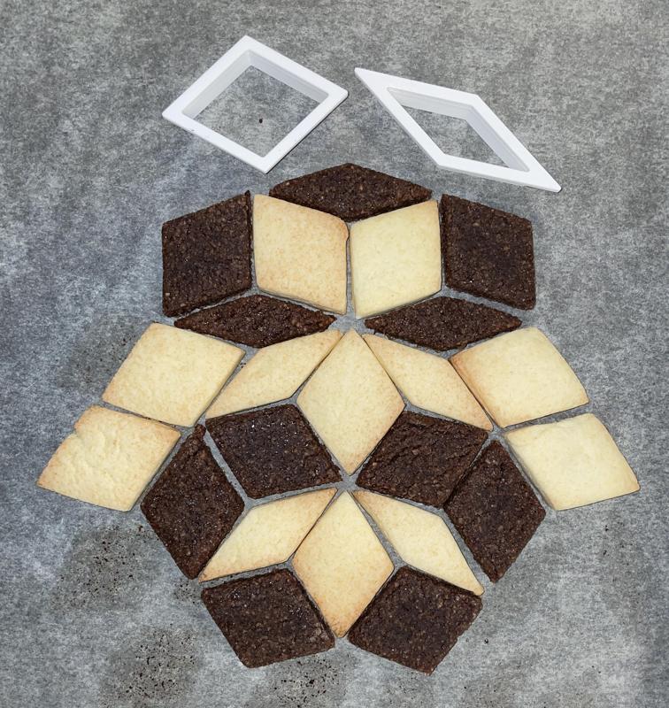 Penrose tile cookie cutters