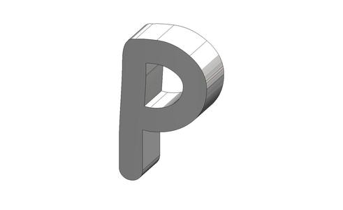P Letter Comic Sans MS Font