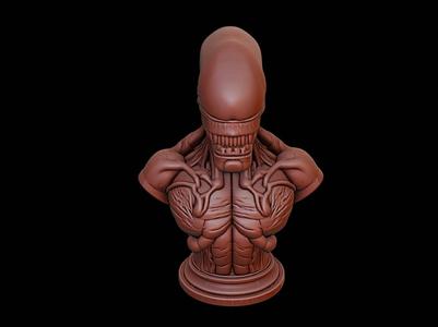 Alien Overlord Bust