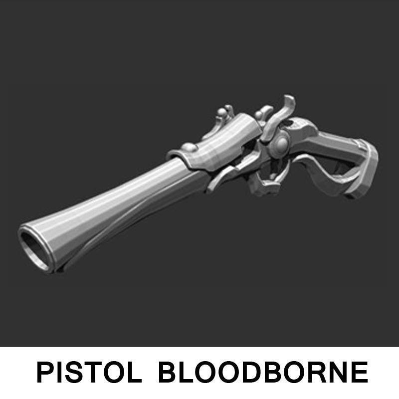 TOYS FIGURE PROP WEAPON PISTOL BLOODBORNE