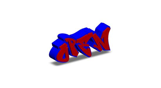 Open Logo Graffiti Sign
