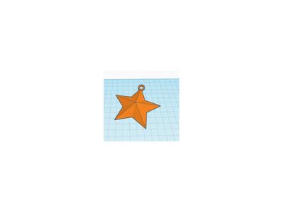 Xmas start tree ornament