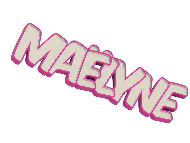 First name LED TO ASSEMBLE Maëlyne