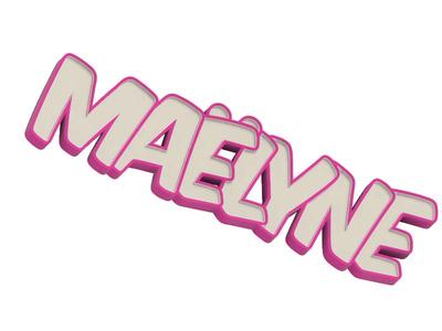 First name LED TO ASSEMBLE Maëlyne