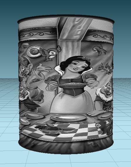 Blanche neige 2 lamp / nightlight