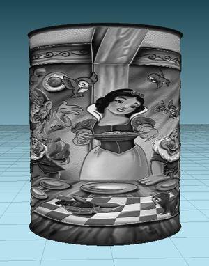 Blanche neige 2 lamp / nightlight