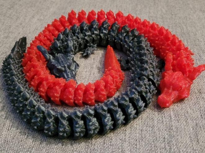 Shadowcoil – Articulated Dragon | Kanusi Designs