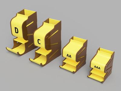 Battery Holders (customizable)
