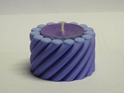Simple Tealight holder (Rotating Circles)