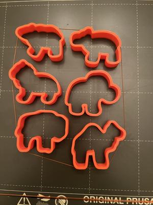 Circus Animal Cookie Cutters