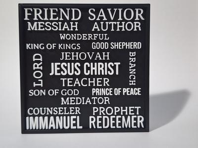 Names of Christ Plaque