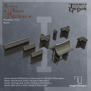 Modular Asian City Walls