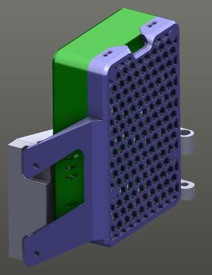 RMU Buffer - Bracket modification for Raspberry Pi 4 holder with extension