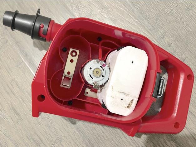 Mattress Blower Li-Ion Battery Adapter with F3D for easy customization