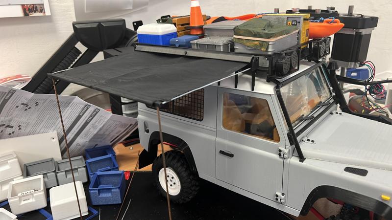 Camping Blind for RC Scale 1:8