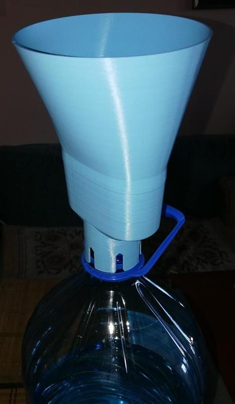 Water filter funnel for Water Jugs and big bottles