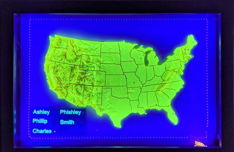 USA Terrain Map Puzzle