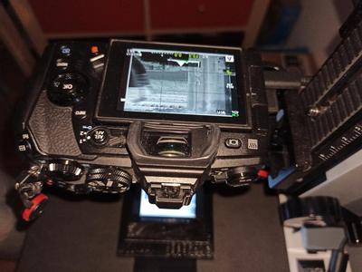 120 + 135 digital camera scanning frames