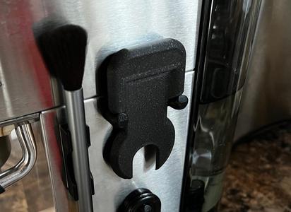 Portafilter Coffee Scraper Cleaner Wall Mount