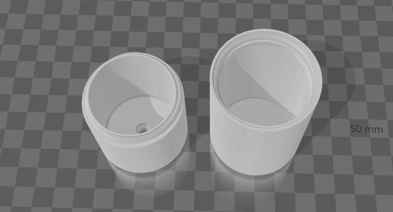 Money Tube - Threaded Container
