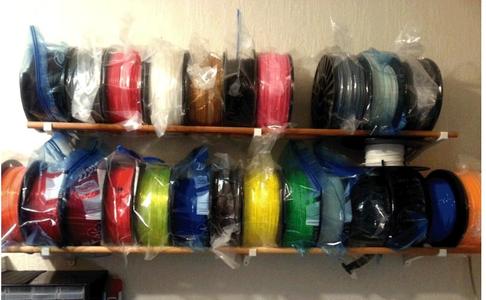 Filament Roll Shelf Brackets