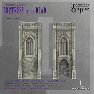Fortress of the Dead - Modular Castle Walls - Single Story