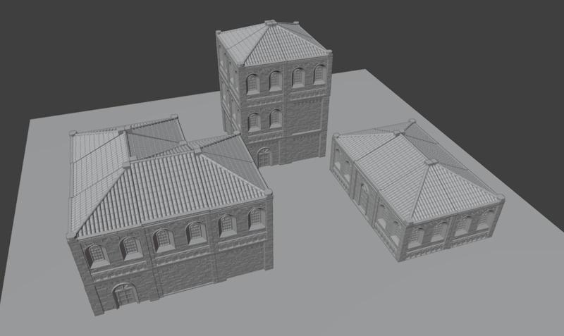 Modular Medieval Upper Class City House