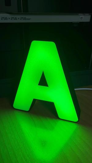 Cartel luminoso A