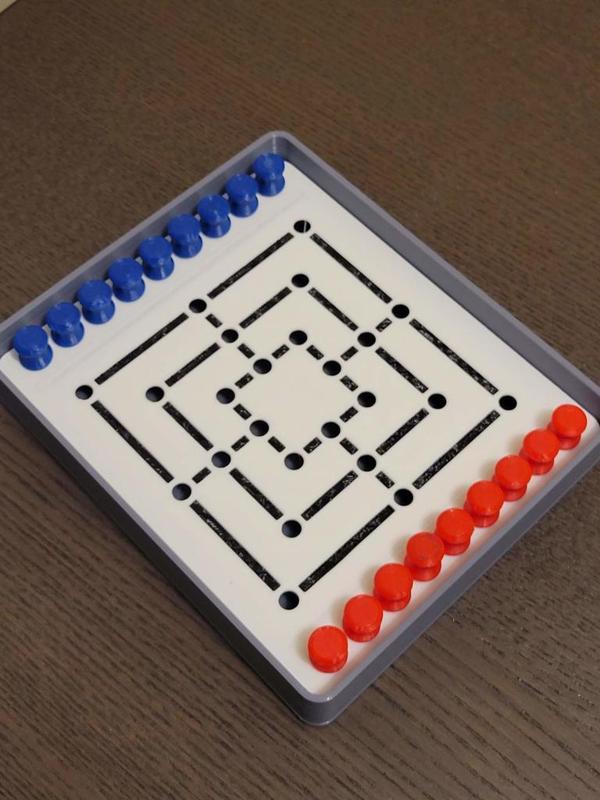Mills - 9 Men's Morris Travel Board Game