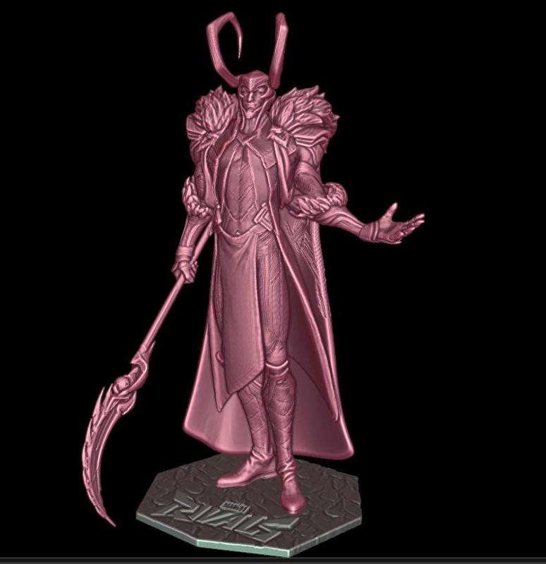 Loki Default costume Marvel Rivals Clothed Action Figure for 3d printing