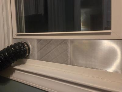4" Window air duct for P1S
