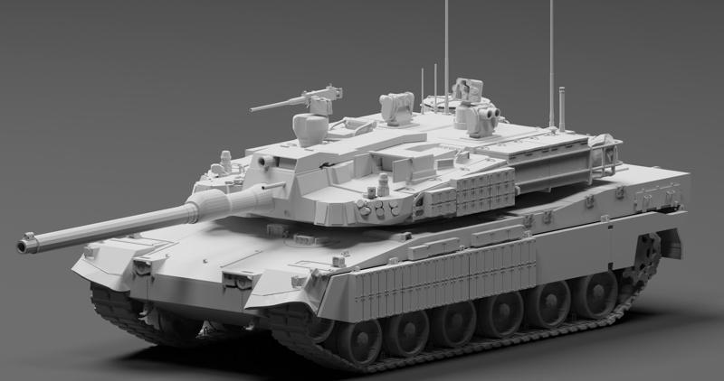 South Korean K2 Black Panther with K-APS