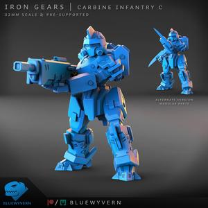 Iron Gears - Carbine Infantry C (Modular)