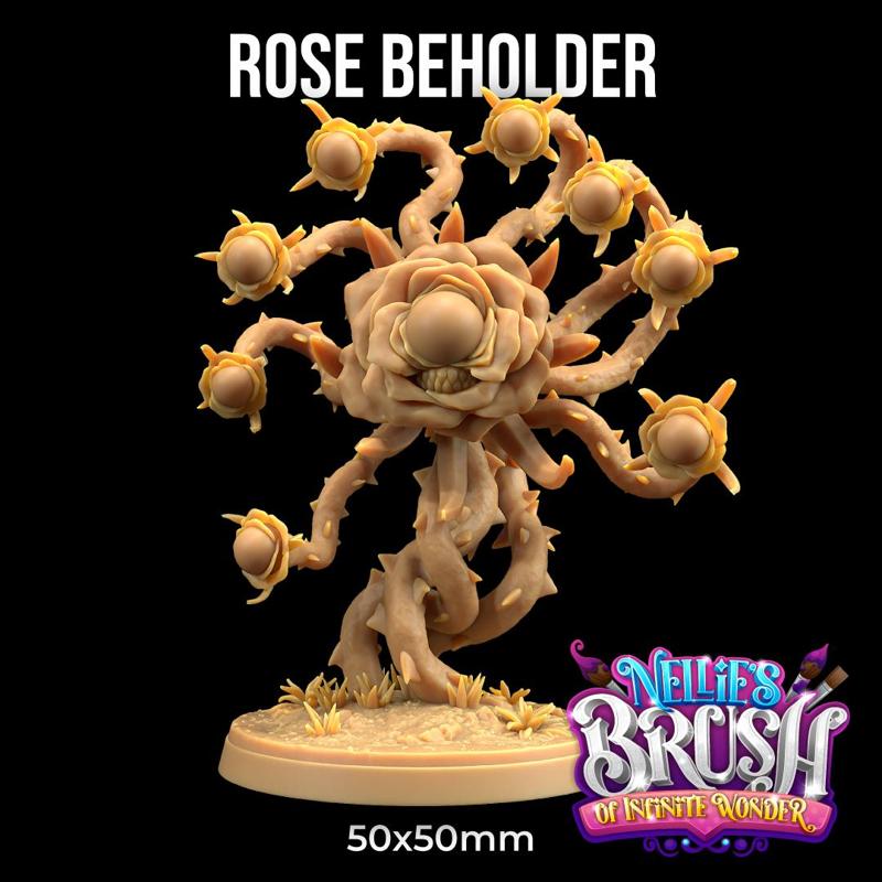 Rose Beholder | PRESUPPORTED | Nellie’s Brush of Infinite Wonder