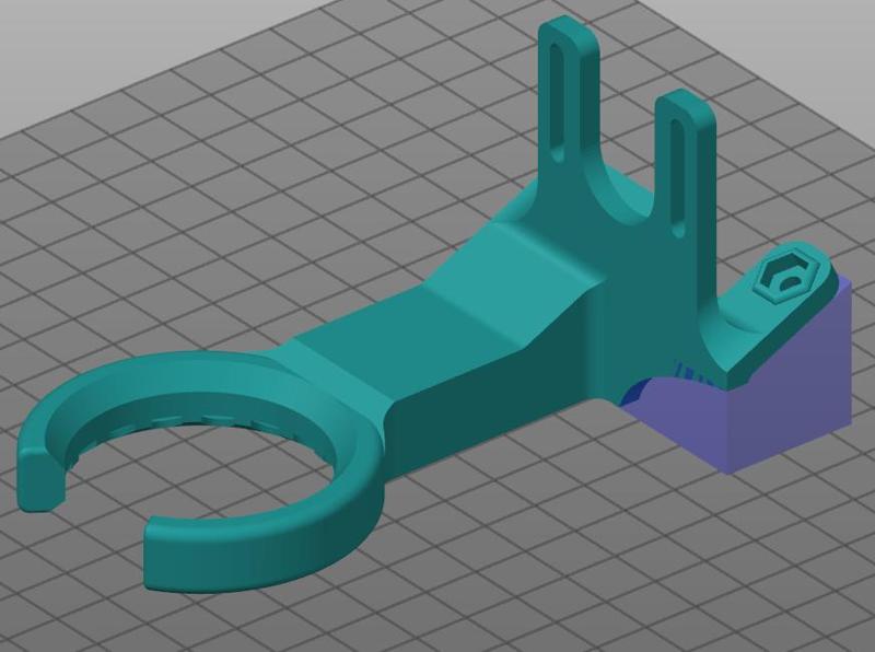  D-Bot Bondtech BMG Carriage for E3D Part Cooling Fan Duct