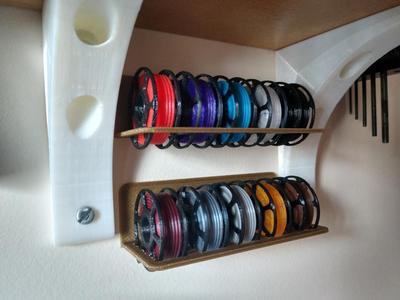 Mini spool rack for Mini Filament KeyChain
