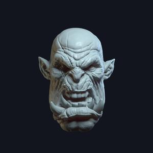 Orc v5 "action figure head" SET00