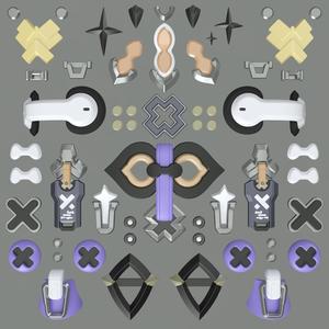 Ananta Dila Accessories. Video game, props, cosplay
