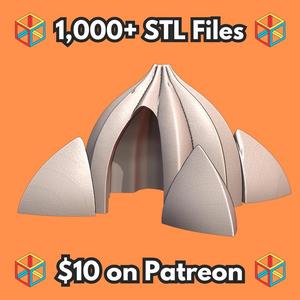 Futuristic Dome Reptile Hide with Textured Panels for Terrariums MineeForm FDM 3D Print STL File
