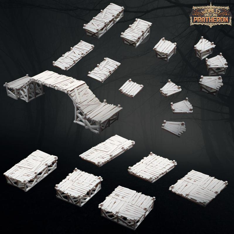 Fishing Village at War - Docks(Modular)