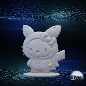 Pikachu Hello Kitty Decor