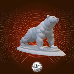 Bear Statue – SoliDRawinGs C196