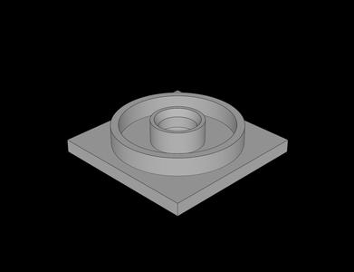 Lego Compatible (3403.dat) Turntable  4 x  4 Base