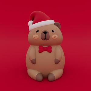 Christmas Special - Kawaii Capybara 01