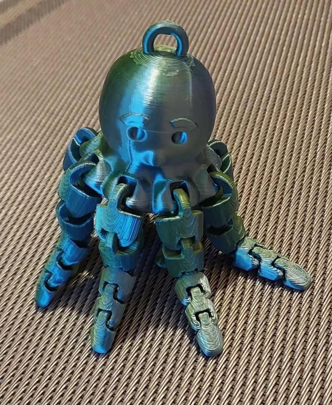 articulated octopus-print in place